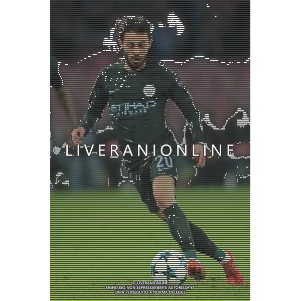 NAPOLI - MANCHESTER City Champions League 01/11/2017 nella foto BERNARDO SILVA ©MOSCA / AGENZIA ALDO LIVERANI SAS 