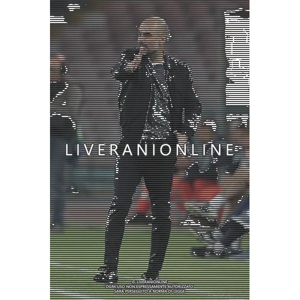 NAPOLI - MANCHESTER City Champions League 01/11/2017 nella foto: JOSEPH - PEP GUARDIOLA ©MOSCA / AGENZIA ALDO LIVERANI SAS 