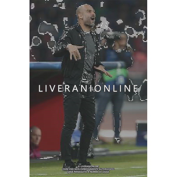 NAPOLI - MANCHESTER City Champions League 01/11/2017 nella foto: JOSEPH - PEP GUARDIOLA ©MOSCA / AGENZIA ALDO LIVERANI SAS 