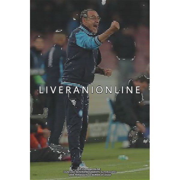 NAPOLI - MANCHESTER City Champions League 01/11/2017 nella foto: MAURIZIO SARRI ©MOSCA / AGENZIA ALDO LIVERANI SAS 