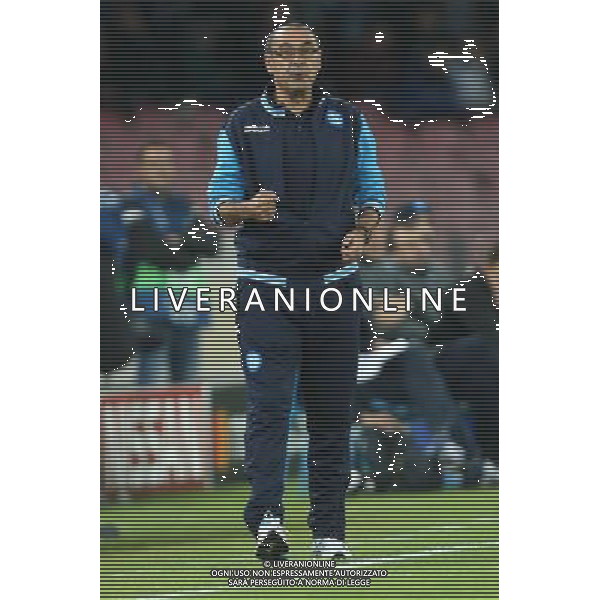 NAPOLI - MANCHESTER City Champions League 01/11/2017 nella foto: MAURIZIO SARRI ©MOSCA / AGENZIA ALDO LIVERANI SAS 