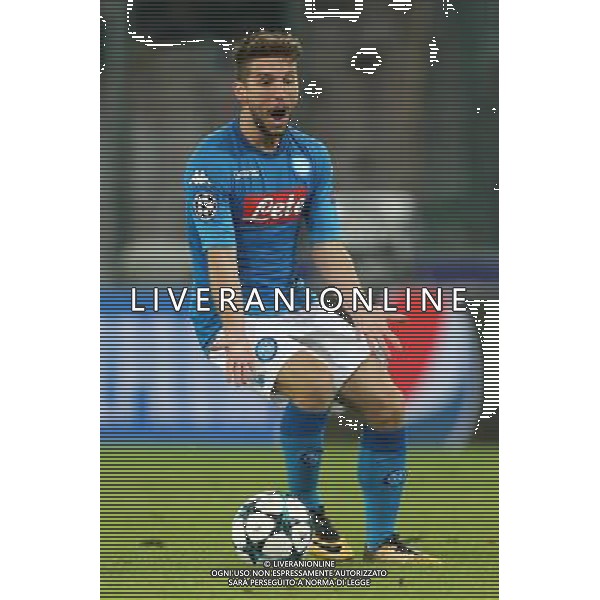 NAPOLI - MANCHESTER City Champions League 01/11/2017 nella foto: DRIES MERTENS ©MOSCA / AGENZIA ALDO LIVERANI SAS 