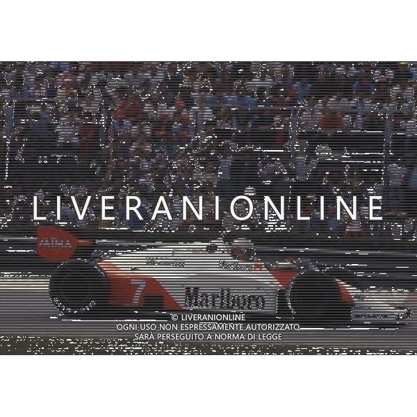 RETROSPETTIVA JOHN WATSON PILOTA F1 NELLA FOTO JOHN WATSON AG ALDO LIVERANI SAS