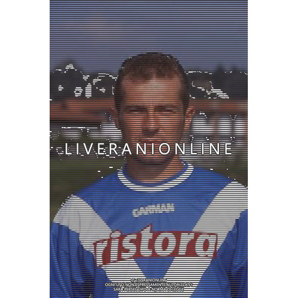 RETROSPETTIVA MAREK KOZMINSKI CALCIATORE NELLA FOTO MAREK KOZMINSKI CON LA MAGLIA DEL BRESCIA AG ALDO LIVERANI SAS