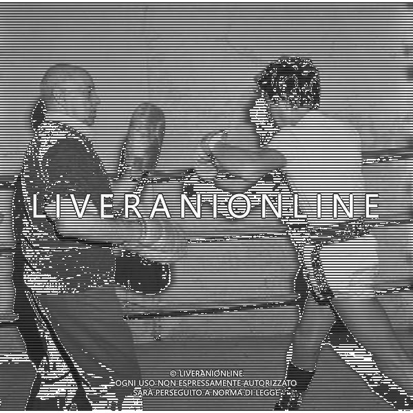 JUAN CARLOS DURAN, pugile argentino naturalizzato italiano - RETROSPETTIVA nella foto il figlio Alessandro durante l\'allenamento in palestra a Ferrara nel 1980 ©ARCHIVIO / AGENZIA ALDO LIVERANI SAS 