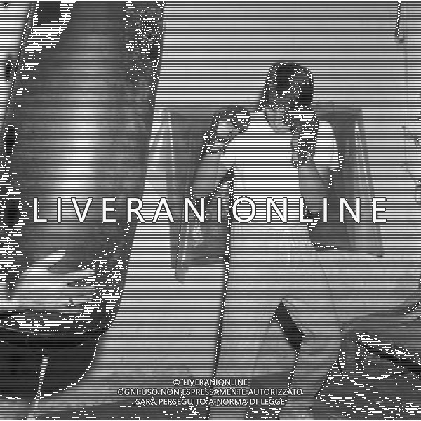 JUAN CARLOS DURAN, pugile argentino naturalizzato italiano - RETROSPETTIVA nella foto il figlio Massimiliano durante l\'allenamento in palestra a Ferrara nel 1980 ©ARCHIVIO / AGENZIA ALDO LIVERANI SAS 