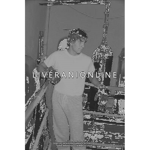 JUAN CARLOS DURAN, pugile argentino naturalizzato italiano - RETROSPETTIVA nella foto il figlio Massimiliano durante l\'allenamento in palestra a Ferrara nel 1980 ©ARCHIVIO / AGENZIA ALDO LIVERANI SAS 