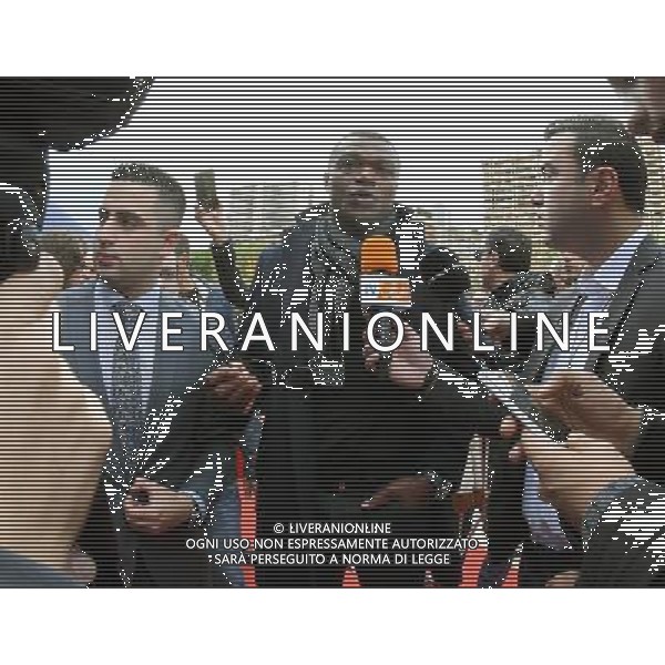 Golden Foot Ceremony 2017 Montecarlo (Principato di Monaco) - 07.11.2017 Nella Foto:Promenade des Champions - Marcelle Desailly /Ph.Vitez-Ag. Aldo Liverani