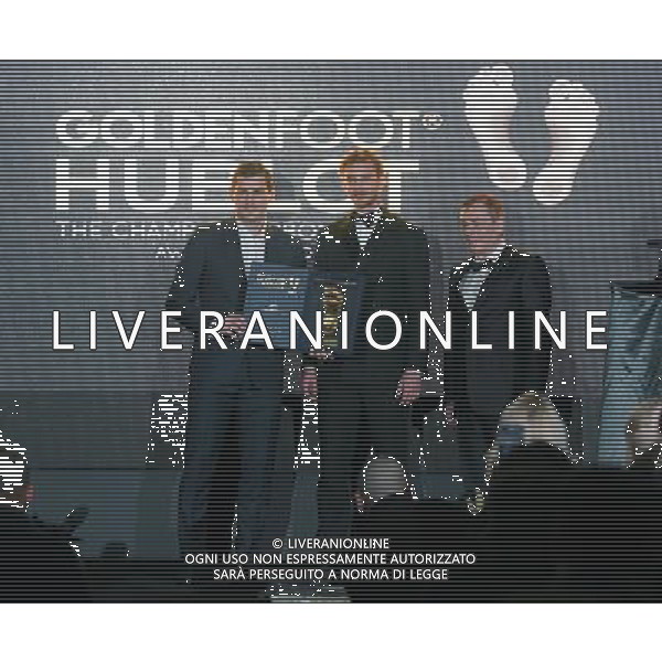 Golden Foot Ceremony 2017 Montecarlo (Principato di Monaco) - 07.11.2017 Nella Foto:Iker Casillas vincitore Goldenfoot 2017 con Pierre Casiraghi e Antonio Caliendo /Ph.Vitez-Ag. Aldo Liverani