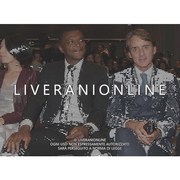 Golden Foot Ceremony 2017 Montecarlo (Principato di Monaco) - 07.11.2017 Nella Foto:Roberto Mancini e Marcel Desailly /Ph.Vitez-Ag. Aldo Liverani