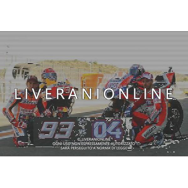 Gran Premio de la Comunitat Valenciana, MotoGP, Marquez VS Dovizioso 09 Novembre 2017, nella foto:Marquez - Dovizioso foto adriano iemmi-ag aldo liverani sas