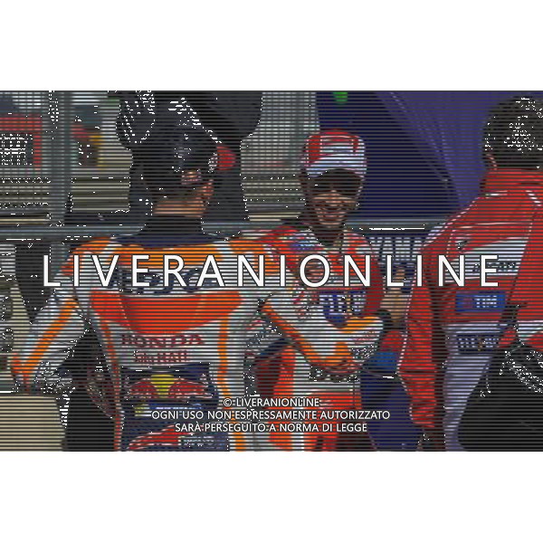 09.11.2017. Circuito Ricardo Tormo, Valencia, Spagna. Marc Marquez e Andrea Dovizioso. foto g.piazzolla-ag aldo liverani sas