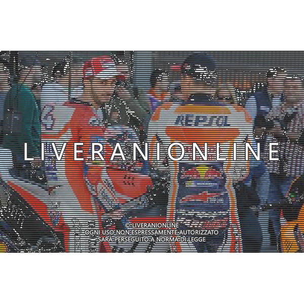 09.11.2017. Circuito Ricardo Tormo, Valencia, Spagna. Marc Marquez e Andrea Dovizioso. foto g.piazzolla-ag aldo liverani sas