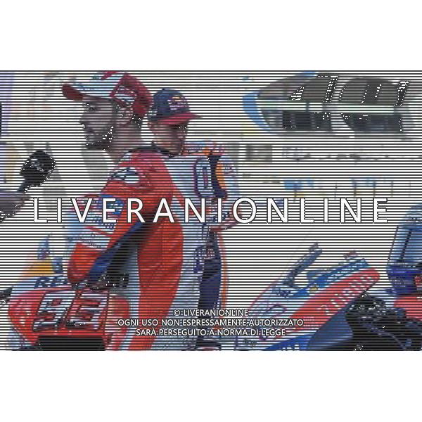 09.11.2017. Circuito Ricardo Tormo, Valencia, Spagna. Marc Marquez e Andrea Dovizioso. foto g.piazzolla-ag aldo liverani sas