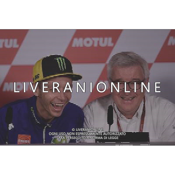 09.11.2017. Circuito Ricardo Tormo, Valencia, Spagna.Valentino Rossi e Nick Harris FOTO G-PIAZZOLLA-AG ALDO LIVERANI SAS