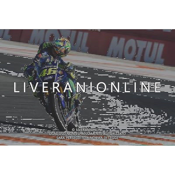 10.11.2017.Circuito Ricardo Tormo, Valencia, Spagna.Valentino Rossi Â©PIAZZOLLA / AGENZIA ALDO LIVERANI SAS - Le prove libere del GP di Valencia, 17mo round del Mondiale MotoGP 2017 - Spagna 10/11/2017