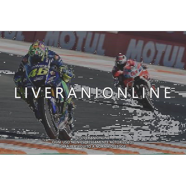10.11.2017.Circuito Ricardo Tormo, Valencia, Spagna.Valentino Rossi Â©PIAZZOLLA / AGENZIA ALDO LIVERANI SAS - Le prove libere del GP di Valencia, 17mo round del Mondiale MotoGP 2017 - Spagna 10/11/2017