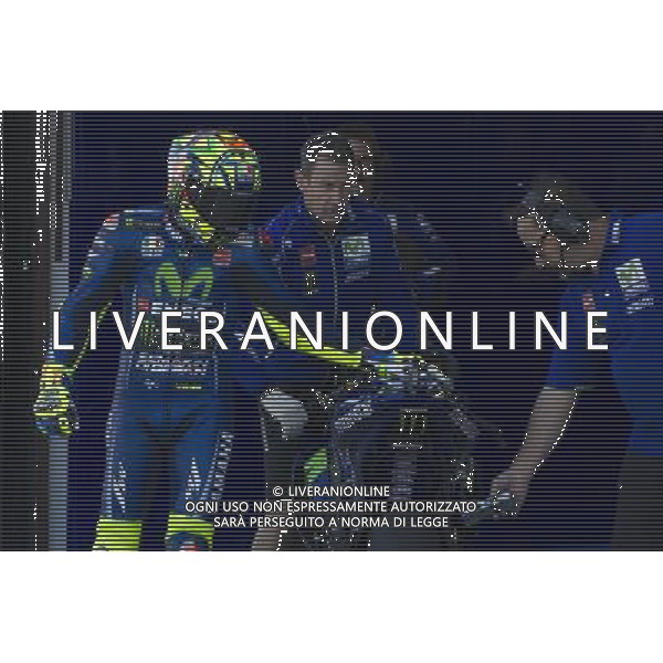 10.11.2017.Circuito Ricardo Tormo, Valencia, Spagna.Valentino Rossi Â©PIAZZOLLA / AGENZIA ALDO LIVERANI SAS - Le prove libere del GP di Valencia, 17mo round del Mondiale MotoGP 2017 - Spagna 10/11/2017