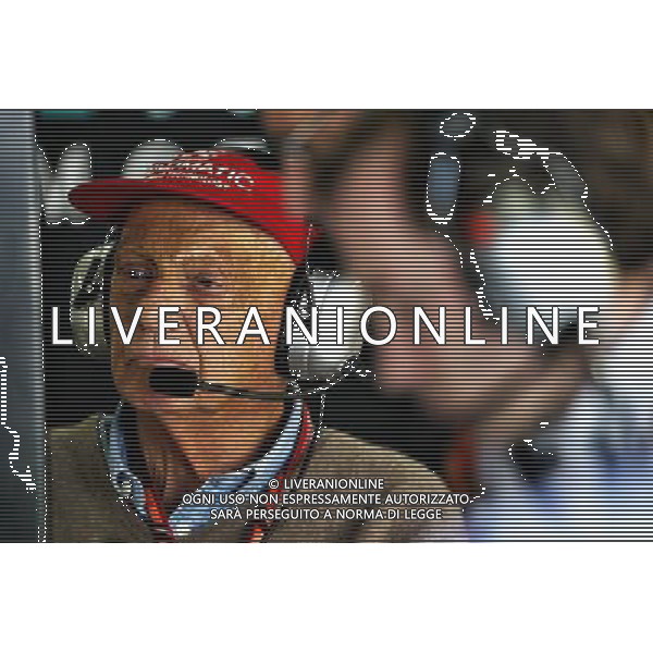 Niki Lauda (AUT) Mercedes Non-Executive Chairman. 10.11.2017. Formula 1 World Championship, Rd 19, Brazilian Grand Prix, Sao Paulo, Brazil, Practice Day. AG ALDO LIVERANI SAS ONLY ITALY
