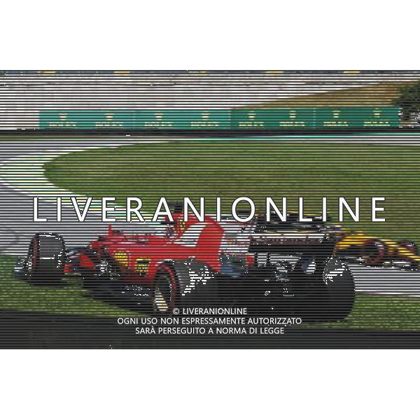 Sebastian Vettel (GER) Ferrari SF70H spins in the first practice session. 10.11.2017. Formula 1 World Championship, Rd 19, Brazilian Grand Prix, Sao Paulo, Brazil, Practice Day. AG ALDO LIVERANI SAS ONLY ITALY