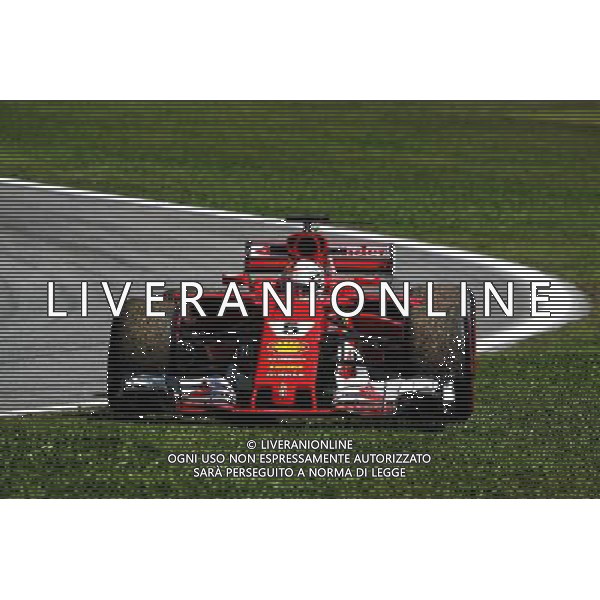 Sebastian Vettel (GER) Ferrari SF70H spins in the first practice session. 10.11.2017. Formula 1 World Championship, Rd 19, Brazilian Grand Prix, Sao Paulo, Brazil, Practice Day. AG ALDO LIVERANI SAS ONLY ITALY
