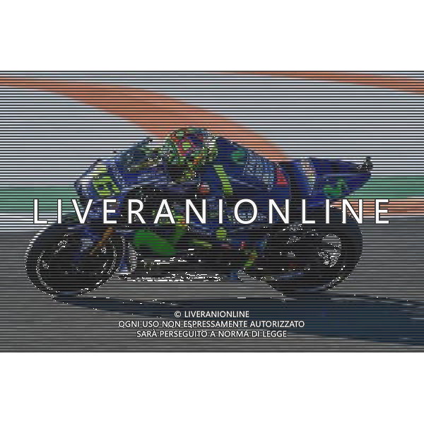 11.11.2017. Circuito Ricardo Tormo, Valencia, Spagna. Valentino Rossi FOTO G.PIAZZOLLA-AG ALDO LIVERANI SAS