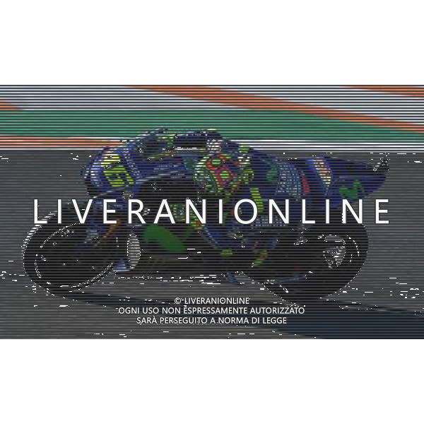 11.11.2017. Circuito Ricardo Tormo, Valencia, Spagna. Valentino Rossi FOTO G.PIAZZOLLA-AG ALDO LIVERANI SAS