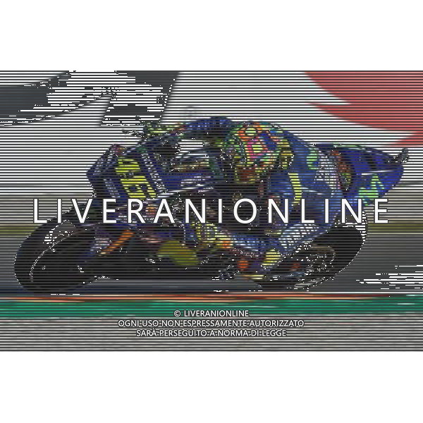 11.11.2017. Circuito Ricardo Tormo, Valencia, Spagna. Valentino Rossi FOTO G.PIAZZOLLA-AG ALDO LIVERANI SAS