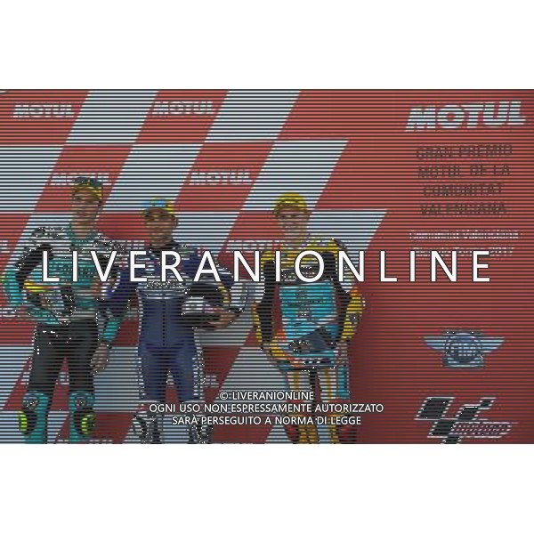 11.11.2017. Circuito ricardo Tormo, valencia, Spagna.Joan Mir, Jorge Martin Gabriel RodrigoGaetano Piazzolla/Ag. Aldo Liverani s.a.s.