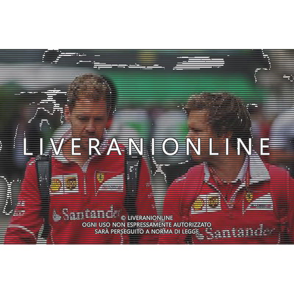 (L to R): Sebastian Vettel (GER) Ferrari with Antti Kontsas (FIN) Personal Trainer. 11.11.2017. Formula 1 World Championship, Rd 19, Brazilian Grand Prix, Sao Paulo, Brazil, Qualifying Day. - www.xpbimages.com, EMail: requests@xpbimages.com - copy of publication required for printed pictures. Every used picture is fee-liable. Â© Copyright: Photo4 / XPB Images/Ag. Aldo Liverani s.a.s.