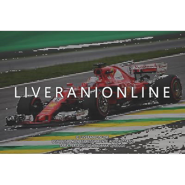 Sebastian Vettel (GER) Ferrari SF70H. 11.11.2017. Formula 1 World Championship, Rd 19, Brazilian Grand Prix, Sao Paulo, Brazil, Qualifying Day. - www.xpbimages.com, EMail: requests@xpbimages.com - copy of publication required for printed pictures. Every used picture is fee-liable. Â© Copyright: Moy / XPB Images/Ag. Aldo Liverani s.a.s.