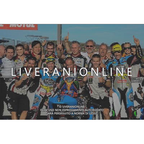 11.11.2017. Circuito ricardo Tormo, Valencia, Spagna. Alex Marquez e Franco Morbidelli FOTO G.PIAZZOLLA-AG ALDO LIVERANI SAS