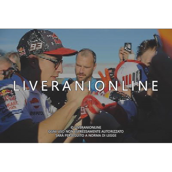 11.11.2017. Circuito ricardo Tormo, Valencia, Spagna. Marc Marquez FOTO G.PIAZZOLLA-AG ALDO LIVERANI SAS