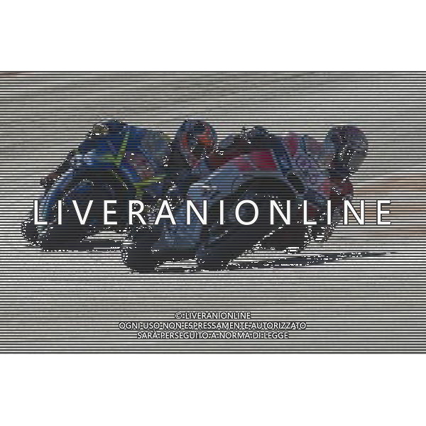 12.11.2017. Circuito Ricardo Tormo, Valencia, Spagna. Andrea Dovizioso e Alex Rins FOTO G. PIAZZOLLA-AG ALDO LIVERANI SAS