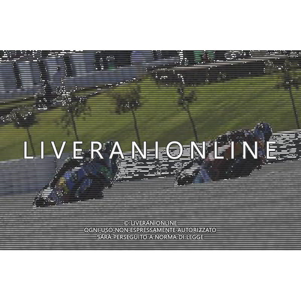 12.11.2017. Circuito Ricardo Tormo, Valencia, Spagna. Miguel Oliveira e Franco Morbidelli FOTO G. PIAZZOLLA-AG ALDO LIVERANI SAS