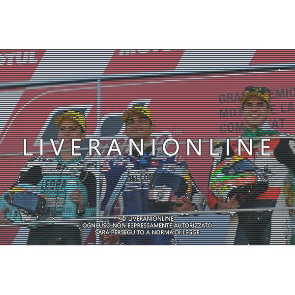Gran Premio de la Comunitat Valenciana, Moto3,Podio ,12 Novembre 2017 foto adriano iemmi-ag aldo liverani sas