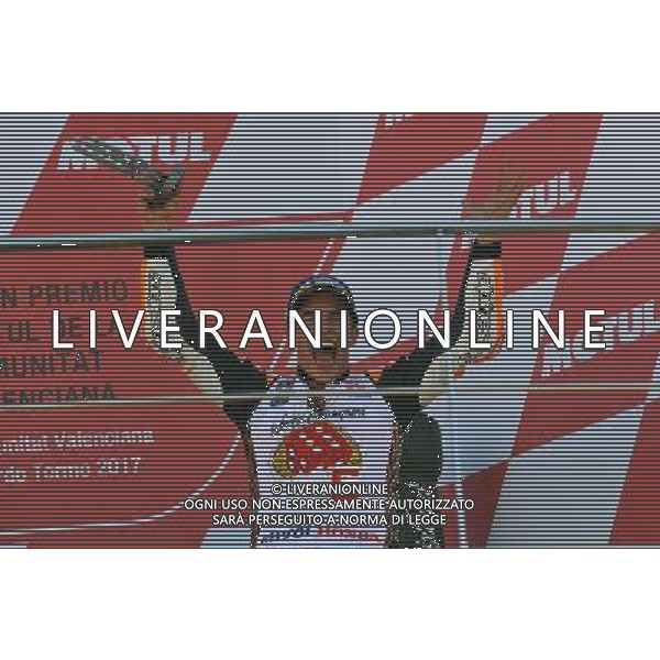 Gran Premio de la Comunitat Valenciana, MotoGP,Podio ,12 Novembre 2017 FOTO ADRIANO IEMMI-AG ALDO LIVERANI SAS