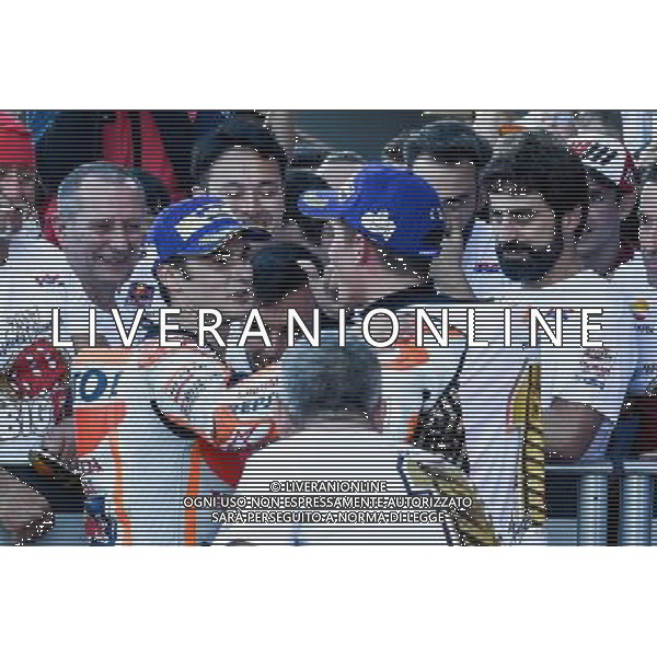 12.11.2017. Circuito Ricardo Tormo, Valencia, Spagna. Dani Pedrosa e Marc MArquez FOTO G PIAZZOLLA-AG ALDO LIVERANI SAS