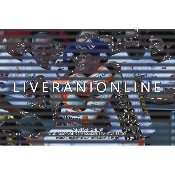 12.11.2017. Circuito Ricardo Tormo, Valencia, Spagna. Dani Pedrosa e Marc MArquez FOTO G PIAZZOLLA-AG ALDO LIVERANI SAS