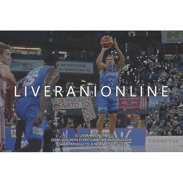 Lega Basket serie A Victoria Libertas Pesaro - Happy Casa Brindisi 12/11/2017 nella foto: Moore Nik Â©Claudio Zamagni/Agenzia Aldo Liverani Moore Nik during basketball match between Victoria Libertas Pallacanestro Pesaro and Happy Casa Brindisi at Adriatic Arena in Pesaro on November 12 2017 photo credit Claudio Zamagni/Aldo Liverani Photo Agency 