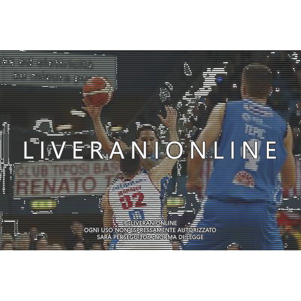 Lega Basket serie A Victoria Libertas Pesaro - Happy Casa Brindisi 12/11/2017 nella foto: Moore Nik Â©Claudio Zamagni/Agenzia Aldo Liverani Moore Nik during basketball match between Victoria Libertas Pallacanestro Pesaro and Happy Casa Brindisi at Adriatic Arena in Pesaro on November 12 2017 photo credit Claudio Zamagni/Aldo Liverani Photo Agency 