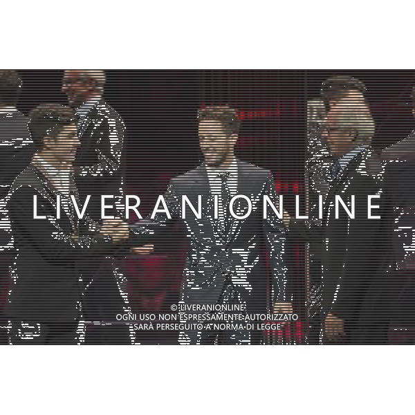 12.11.2017. Palazzo dei congressi Valencia, Spagna. Maverick Vinales e Andrea Dovizioso FOTO G.PIAZZOLLA-AG ALDO LIVERANI SAS