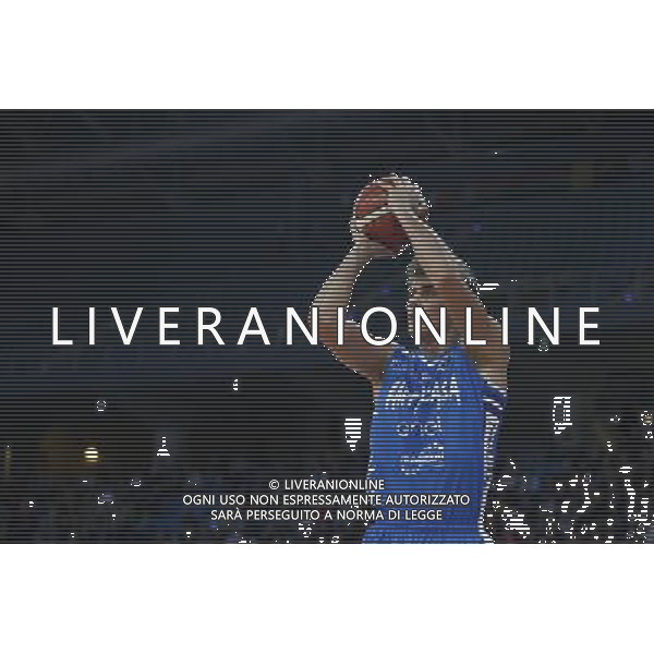 Lega Basket serie A Victoria Libertas Pesaro - Happy Casa Brindisi 12/11/2017 nella foto: Donzelli Daniel Â©Claudio Zamagni/Agenzia Aldo Liverani Donzelli Daniel during basketball match between Victoria Libertas Pallacanestro Pesaro and Happy Casa Brindisi at Adriatic Arena in Pesaro on November 12 2017 photo credit Claudio Zamagni/Aldo Liverani Photo Agency 