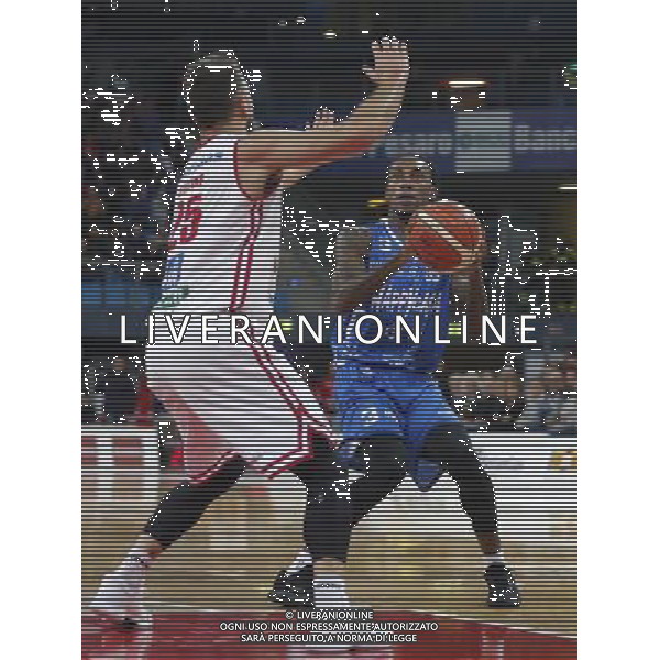 Lega Basket serie A Victoria Libertas Pesaro - Happy Casa Brindisi 12/11/2017 nella foto: Barber Anthony Â©Claudio Zamagni/Agenzia Aldo Liverani Barber Anthony during basketball match between Victoria Libertas Pallacanestro Pesaro and Happy Casa Brindisi at Adriatic Arena in Pesaro on November 12 2017 photo credit Claudio Zamagni/Aldo Liverani Photo Agency 