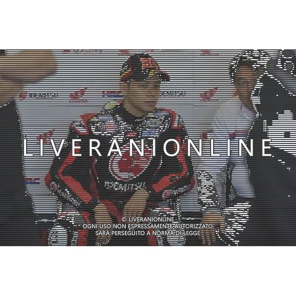 14.11.2017. Circuito Ricardo Tormo, Valencia, Spagna. Primo giorno di test. Takaaki Nakagami FOTO G.PIAZZOLLA-AG ALDO LIVERANI SAS