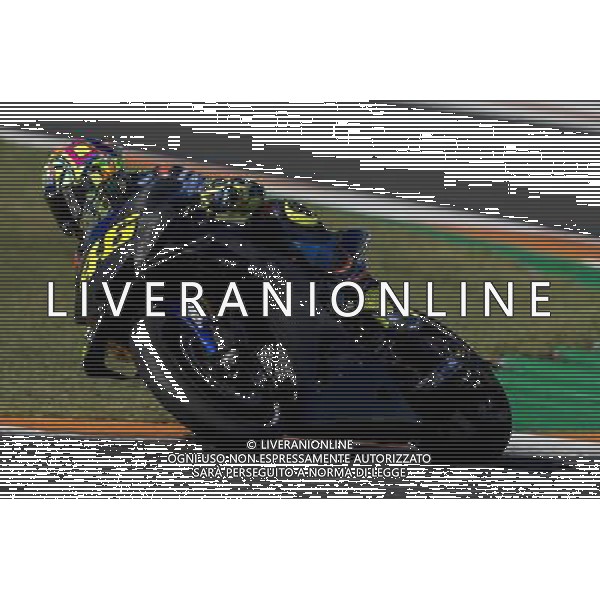 14.11.2017. Circuito Ricardo Tormo, Valencia, Spagna. Primo giorno di test. Valentino Rossi foto g.piazzolla-ag aldo liverani sas
