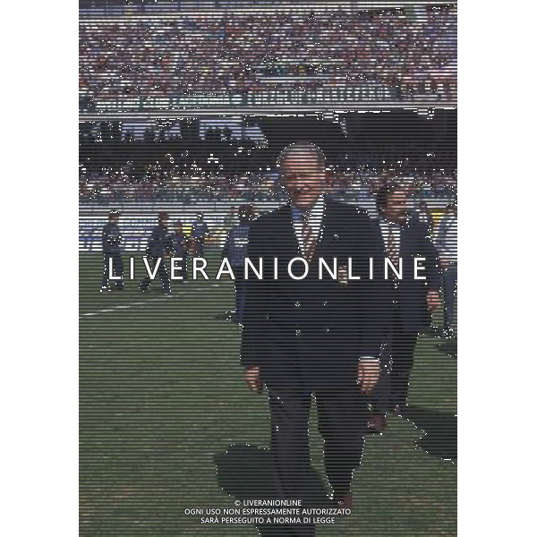 RETROSPETTINA NILS LIEDHOLM ALLENATORE NELLA FOTO NILS LIEDHOLM ALLENATORE MILAN AG ALDO LIVERANI SAS