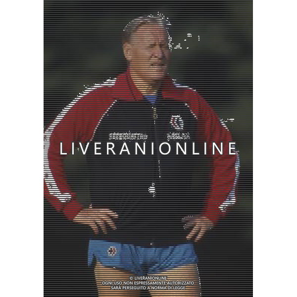 RETROSPETTINA NILS LIEDHOLM ALLENATORE NELLA FOTO NILS LIEDHOLM ALLENATORE MILAN AG ALDO LIVERANI SAS