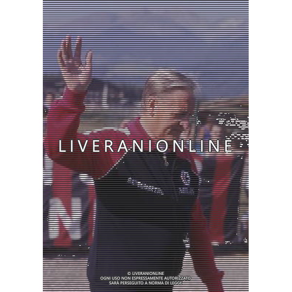 RETROSPETTINA NILS LIEDHOLM ALLENATORE NELLA FOTO NILS LIEDHOLM ALLENATORE MILAN AG ALDO LIVERANI SAS