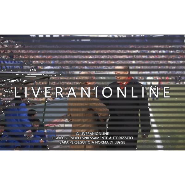RETROSPETTINA NILS LIEDHOLM ALLENATORE NELLA FOTO NILS LIEDHOLM ALLENATORE MILAN CON GIOVANNI TRAPATTONI AG ALDO LIVERANI SAS